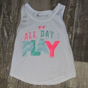 Under Armour Kids White Tank Top